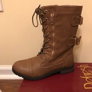 Brand new military style boots